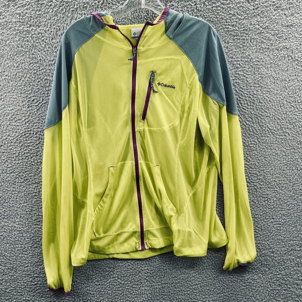Columbia Womens Jacket XL Lightweight Outdoor Hiking Active Hooded Performance